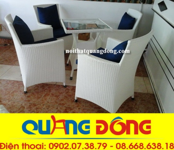 bàn ghế cafe QD-064 bàn ghế cafe Qd-064- nội thất quang đông