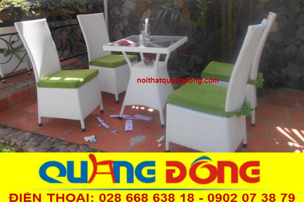 B&agrave;n ghế nhựa giả m&acirc;y QD-207, mẫu b&agrave;n ghế cafe m&acirc;y nhựa đan thủ &ocirc;ng đẹ, thiết kế kh&ocirc;ng tay vịn ph&aacute; c&aacute;ch
