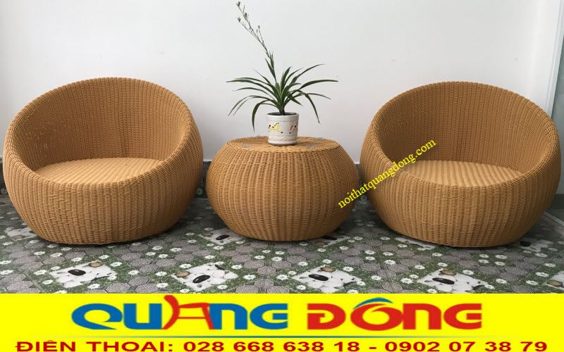 Bộ bàn ghế mây nhựa cao cấp Đây chính là mẫu bàn cao cấp được săn đốn trên thị trường, từng chi tiết đều đẹp và tinh tế, giá gốc xuất xưởng