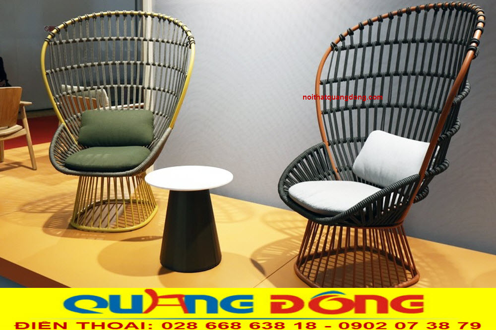 Bàn ghế giả mây QD-2026|bàn ghế chất lượng, giá cả hợp lý. Bàn ghế giả mây QD-2026 được công ty nội thất quang đông sản xuất ở phường hiệp thành, quận 12. Sử dụng chất liệu nhưa mây cao cấp, khung thép sơn tĩnh điện, sản phẩm có thể dùng cho không gian ngoại thất.
