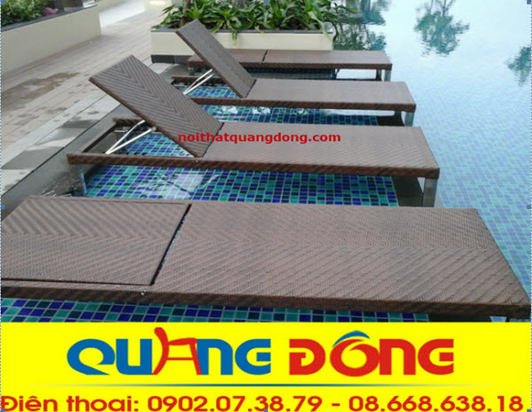 sản phẩm ghế hồ bơi QD-246 được làm bằng inox 304,đan sợi nhựa giả mây có chất kháng UV tia cực tím , bạn có thể ngâm trực tiếp với nước