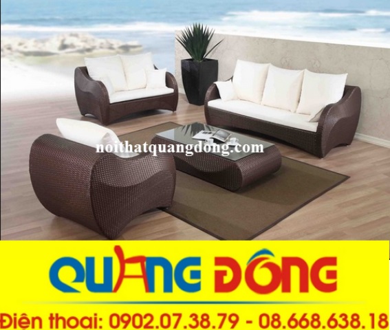 mẫu sofa ngo&agrave;i trời-sofa nhựa giả m&acirc;y cho garden s&acirc;n vườn 