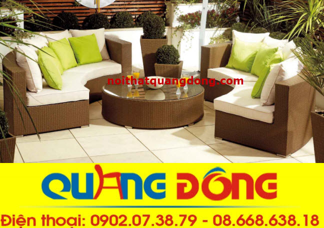 b&agrave;n ghế sofa nhựa giả m&acirc;y được thiết kế đa dạng về mẫu m&atilde; d&ugrave;ng được cho cả nội v&agrave; ngoại thất s&acirc;n vườn n&ecirc;n rất thịnh h&agrave;nh hiện nay
