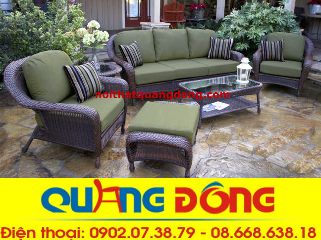 sofa s&acirc;n vườn ngo&agrave;i trời m&acirc;y nhựa,mẫu sofa nhựa giả m&acirc;y đẹp 