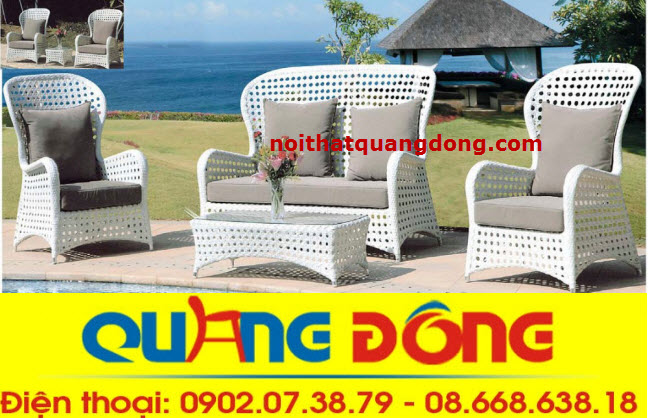 mẫu sofa giả m&acirc;y d&ugrave;ng cho ngo&agrave;i trời qd-636 của nh&agrave; sản xuất quang đ&ocirc;ng
