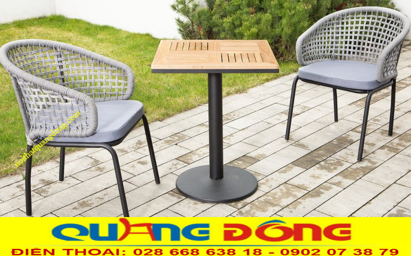 Mẫu ghế giả mây cao cấp đẹp cho mọi khôn gian Bàn ghế giả mây ưu thế dùng được cho cả nội thất và ngoại thất sân vườn, tính năng ưu việt