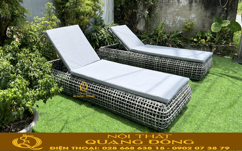 Ghế hồ bơi QD-1281 kiểu dáng hiện đại dễ dàng hòa hợp nhiều không gian