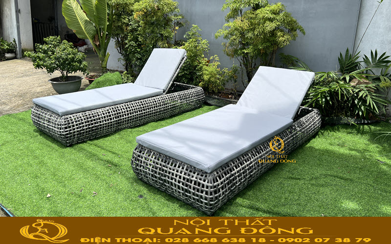Ghế nằm hồ bơi QD-1281 lựa chọn lý tưởng cho không gian ngoài trời