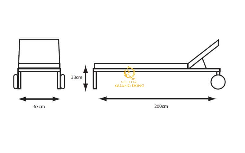 mẫu ghế hồ bơi giả mây đẹp
