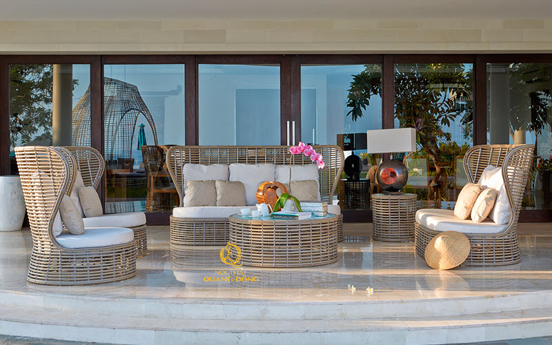 Sofa mây nhựa 654 Nội thất Quang Đông