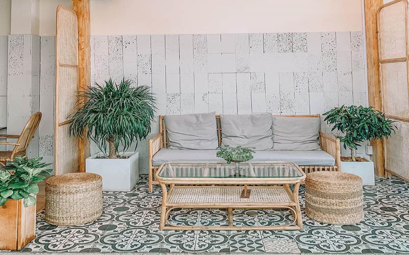 mỗi mùa Khóm sẽ cho ra những cách bày trí khác nhau tạo sự mới lạ 