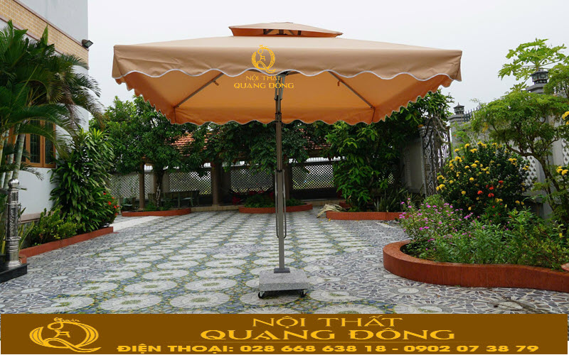 Chiều cao tán dù thông thoáng