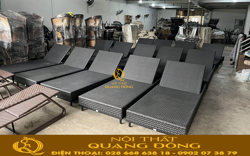 Ghế nằm hồ bơi sang trọng cho không gian sử dụng thêm bắt mắt Những chiếc ghế nằm hồ bơi QD-1268 cho không gian hồ bơi sử dụng thêm sang trọng và nổi bật
