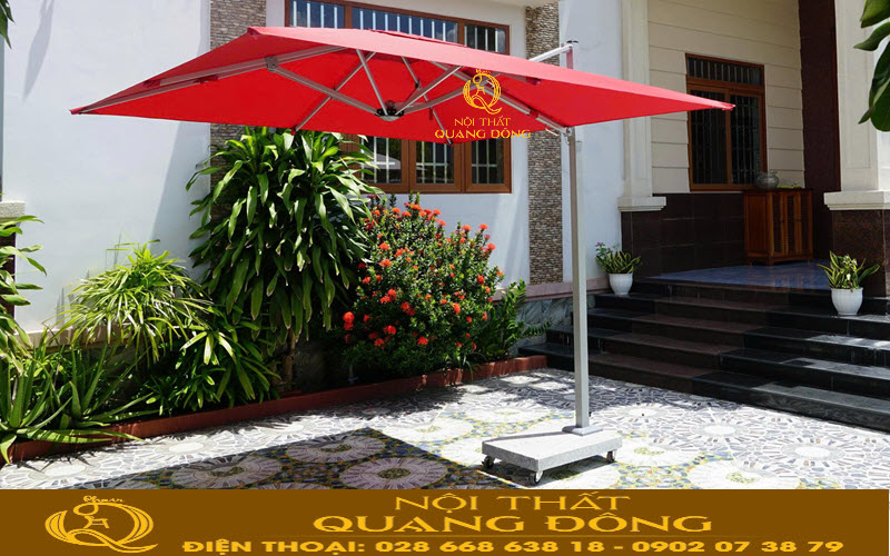 Khung dù bằng sắt sơn tĩnh điện chắc chắn 